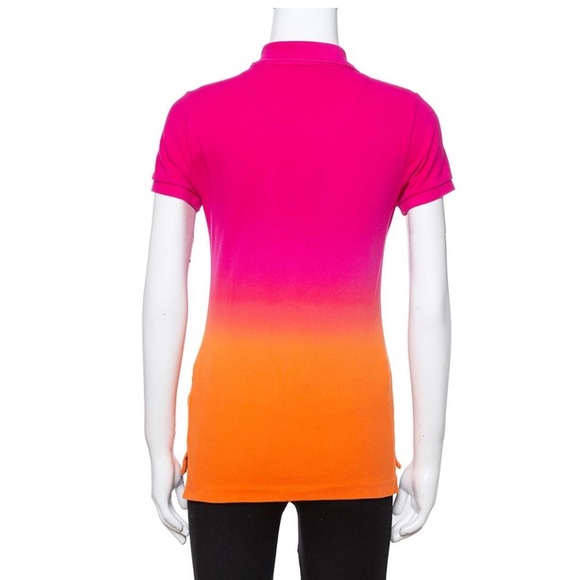 Ralph Lauren Pink Ombre
Cotton Pique Skinny Polo T - Picture 2 of 8